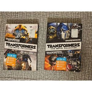Transformers - Two-Movie Collection (DVD, 2014) Lot of 4 Dvds Pre-owned Untested
